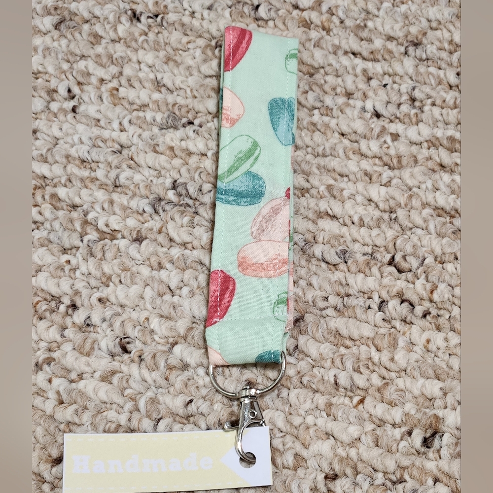 Handmade Macaroons Key Fob